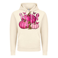 Vintage Artic Breast Cancer We Wear Pink with Pumpkin and Ribbon Vintage Hoodie - texasbilliewilder