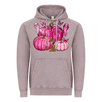 Vintage Zinc Breast Cancer We Wear Pink with Pumpkin and Ribbon Vintage Hoodie - texasbilliewilder