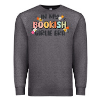 Charcoal Heather in my bookish girlie era Premium Sweatshirt - MaliasSmallBusiness