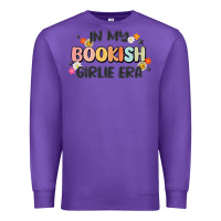 Purple in my bookish girlie era Premium Sweatshirt - MaliasSmallBusiness