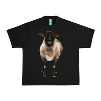 Black suffolk ewe front Urban Heavy Tee - BarkalooDesign