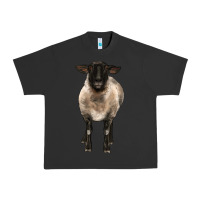 Pigment Black suffolk ewe front Urban Heavy Tee - BarkalooDesign
