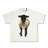 Pistachio suffolk ewe front Urban Heavy Tee - BarkalooDesign