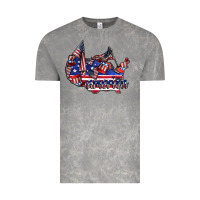 Cloud Rock america Vintage Tee - CowhideDigitalArt