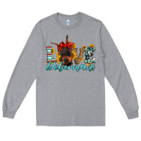 Heather Grey love dobermans Long Sleeve Tee - Artiststas