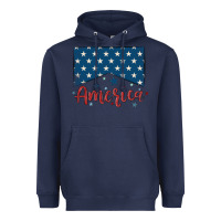 Navy America Heavyweight Hoodie - MaliasSmallBusiness