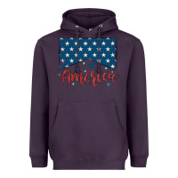 Plum America Heavyweight Hoodie - MaliasSmallBusiness