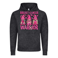 Vintage Black Breast Cancer Warrior Gnomes Vintage Hoodie - texasbilliewilder
