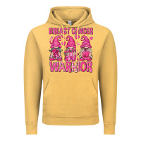 Vintage Mustard Breast Cancer Warrior Gnomes Vintage Hoodie - texasbilliewilder