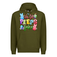Army Green oh for peeps sake Premium Hoodie - Artiststas