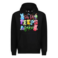 Black oh for peeps sake Premium Hoodie - Artiststas