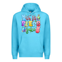 Ocean Blue oh for peeps sake Premium Hoodie - Artiststas