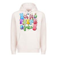 Pale Pink oh for peeps sake Premium Hoodie - Artiststas