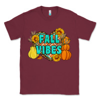 Burgundy fall vibes Classic Tee - Artiststas