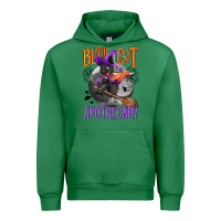 Emerald Black cat apothecary Urban Hoodie - NancyCooperArtShop