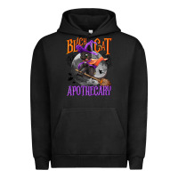 Pigment Black Black cat apothecary Urban Hoodie - NancyCooperArtShop