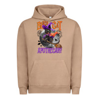 Pigment Burro Black cat apothecary Urban Hoodie - NancyCooperArtShop
