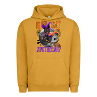 Pigment Peanut Butter Black cat apothecary Urban Hoodie - NancyCooperArtShop