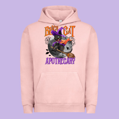 Black Cat Apothecary Urban Hoodie Designed By Nancycooperartshop