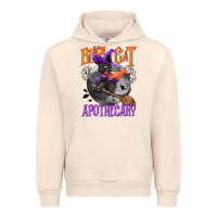 Sandshell Black cat apothecary Urban Hoodie - NancyCooperArtShop