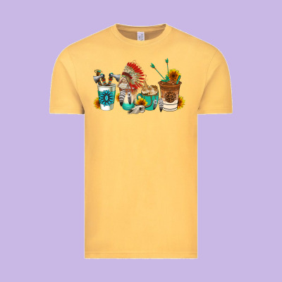 Indian Coffee Cups Vintage Tee Designed By Adodesignshop