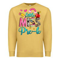 Antique Gold little miss pre k Premium Sweatshirt - NancyCooperArtShop