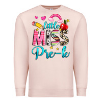 Pale Pink little miss pre k Premium Sweatshirt - NancyCooperArtShop