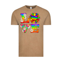 Vintage Coffee love and sunflower Vintage Tee - HRA Design Shop