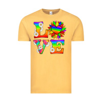 Vintage Mustard love and sunflower Vintage Tee - HRA Design Shop