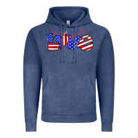 Vintage Denim love 4th of july Vintage Hoodie - Zillion Design Studio