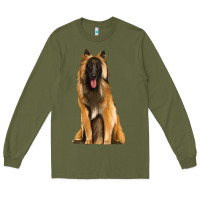 Army Green belgian shepherd tervuren Long Sleeve Tee - Artiststas
