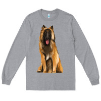 Heather Grey belgian shepherd tervuren Long Sleeve Tee - Artiststas