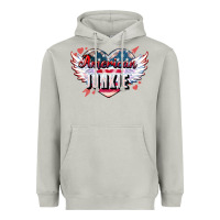 Moon Dust American junkie Heavyweight Hoodie - NancyCooperArtShop