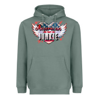 Sage American junkie Heavyweight Hoodie - NancyCooperArtShop