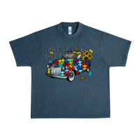 Midnight Navy love needs no words Urban Heavy Tee - CowhideDigitalArt