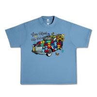 Pebble Blue love needs no words Urban Heavy Tee - CowhideDigitalArt