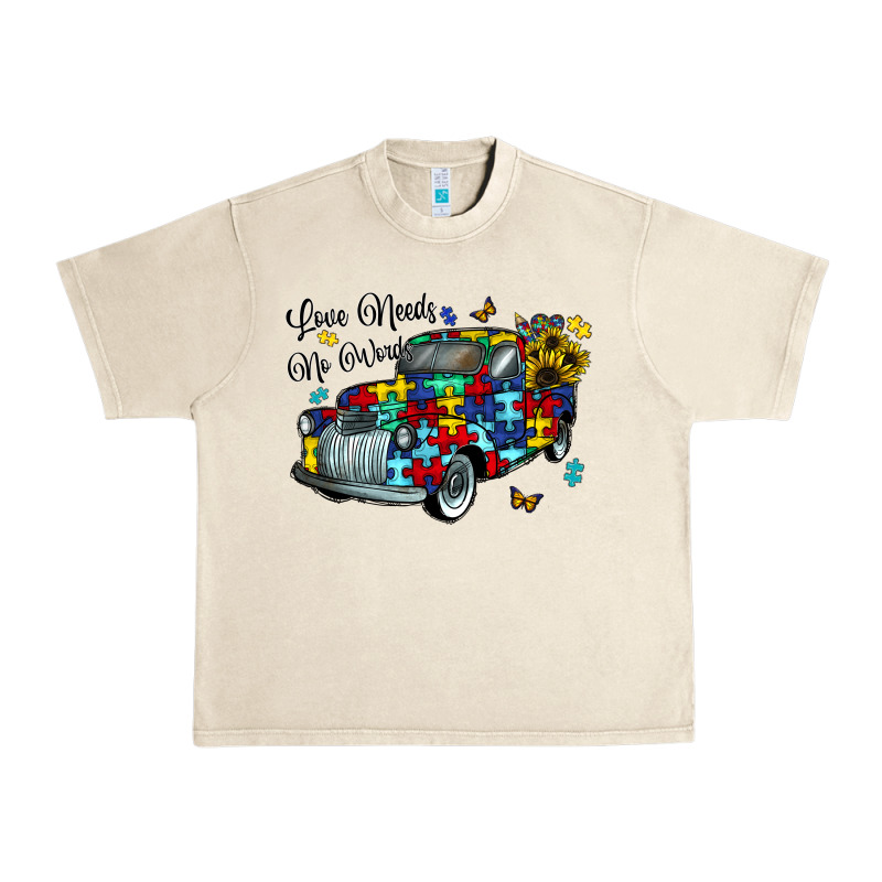 Love Needs No Words Urban Heavy Tee by CowhideDigitalArt | Teevron