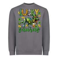 Storm Lucky saurus st.patricks day Heavyweight Sweatshirt - Neo Western