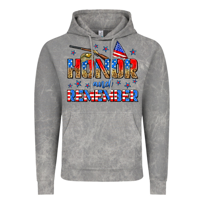 Honor And Remember Vintage Hoodie by Zillion Design Studio | Teevron