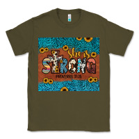 Army Green she is strong Classic Tee - JahusDesignShop