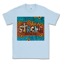Dusty Blue she is strong Classic Tee - JahusDesignShop