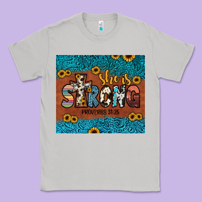 She Is Strong Classic Tee Designed By Jahusdesignshop