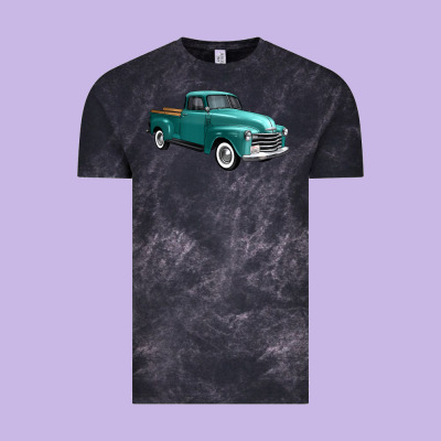 Western Truck Right 34 View Vintage Tee Designed By Fadigitalartstudio