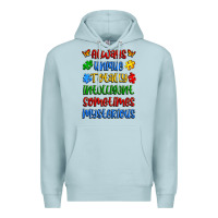 Blue Mist always unique totally intelligent sometimes myster Premium Hoodie - Artiststas