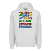 Dove Grey always unique totally intelligent sometimes myster Premium Hoodie - Artiststas