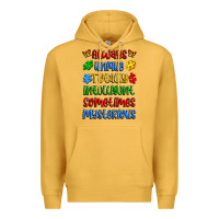 Mustard always unique totally intelligent sometimes myster Premium Hoodie - Artiststas