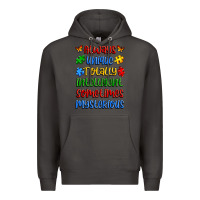 Smoke always unique totally intelligent sometimes myster Premium Hoodie - Artiststas