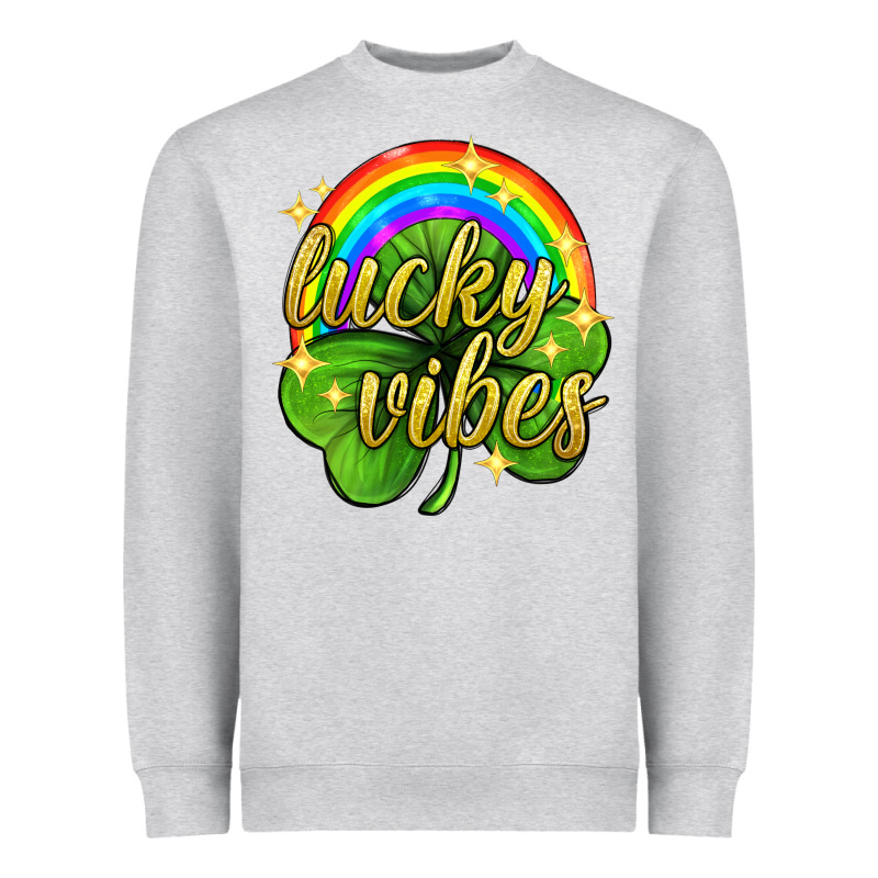 Lucky Vibes St. Patricks Day Heavyweight Sweatshirt by Neo Western | Teevron