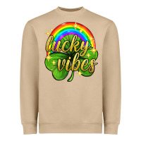 Mushroom Lucky vibes st. patricks day Heavyweight Sweatshirt - Neo Western