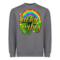 Storm Lucky vibes st. patricks day Heavyweight Sweatshirt - Neo Western